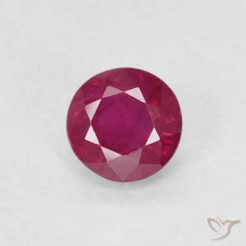 0.29ct Naturale Rosso tendente al rosa Rubino, Rotondo, SI-I1