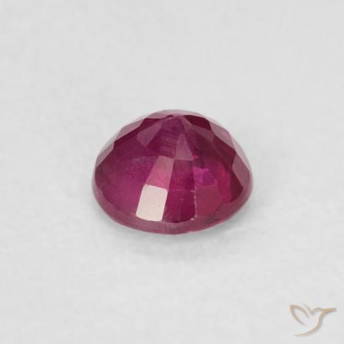 Rubino Rosso tendente al rosa naturale da 0.29 ct, Rotondo, SI-I1