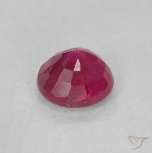 Rubino Rosso chiaro naturale da 0.28 ct, Rotondo, SI-I1