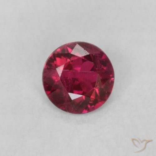 0.17ct Naturale Rosso medio Rubino, Rotondo, VS-SI