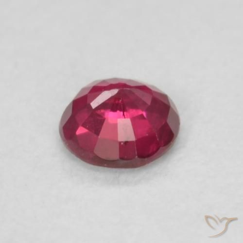 Rubino Rosso scuro naturale da 0.21 ct, Rotondo, VS