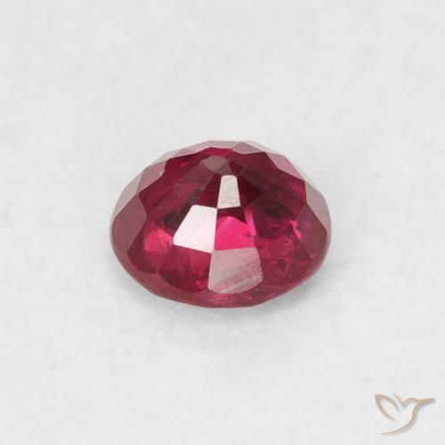 Rubino Rosso scuro naturale da 0.26 ct, Rotondo, SI-I1