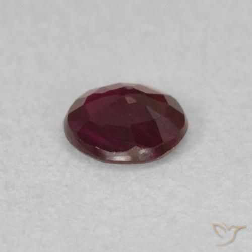 Rubino Vino rosso naturale da 0.26 ct, Rotondo, SI
