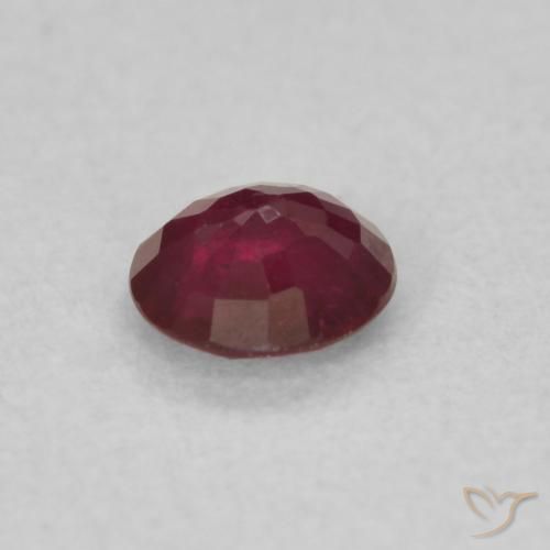 Rubino Rosso medio naturale da 0.24 ct, Rotondo, SI