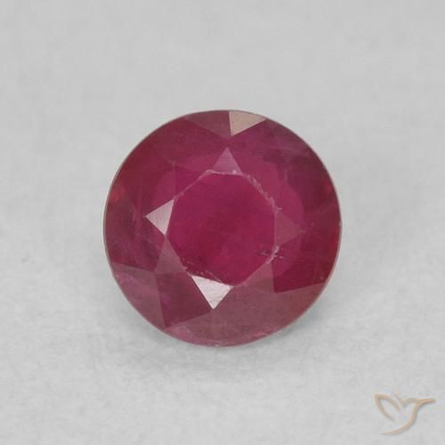 0.30ct Naturale Vino rosso Rubino, Rotondo, SI