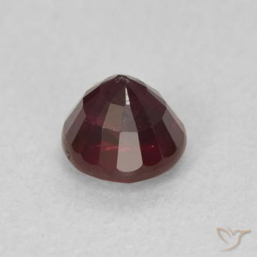 Rubino Rosso scuro naturale da 0.36 ct, Rotondo, SI