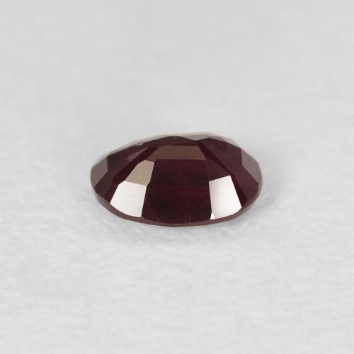 Rubino Rosso scuro naturale da 0.39 ct, Ovale, VS