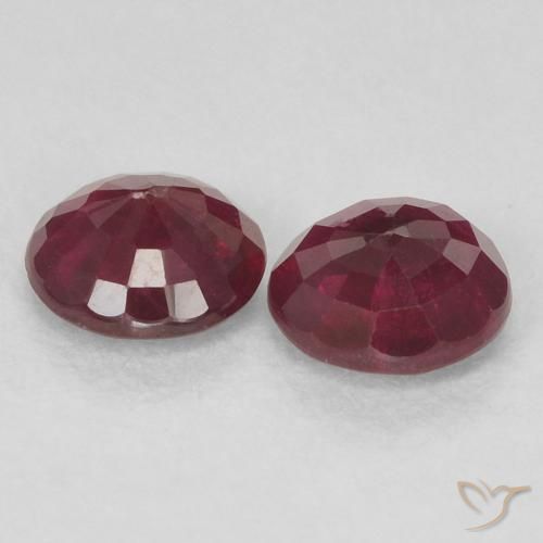 Gemme di Rubino Vino rosso naturale da 0.51 ct, Rotondo, VS-SI