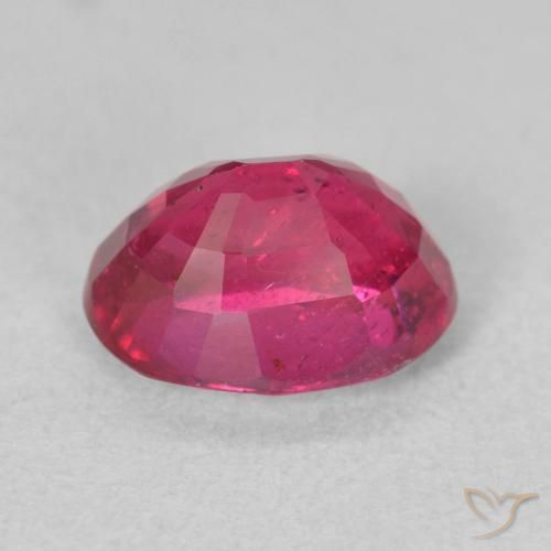Rubino Rosso chiaro naturale da 2.11 ct, Ovale, VS