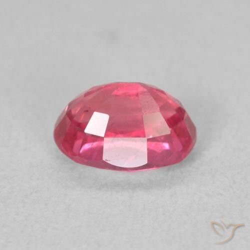 Rubino Rosa intenso naturale da 1.27 ct, Ovale, VS