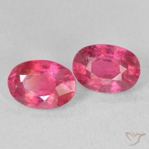Gemme di Rubino Rosa hot naturale da 2.48 ct, Ovale, VS