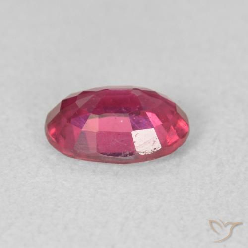 Rubino Rosso chiaro naturale da 1.02 ct, Ovale, VS