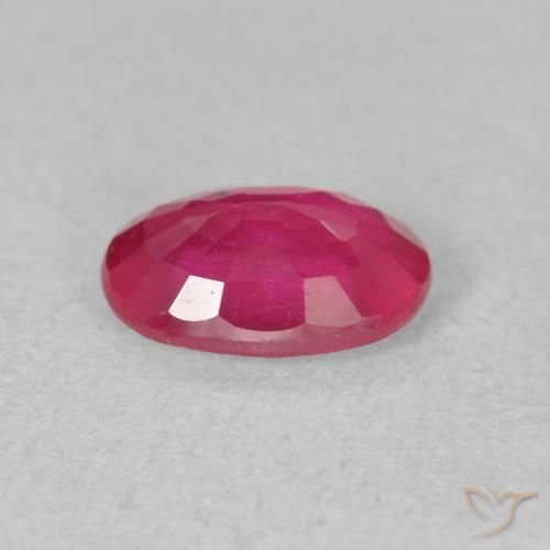 Rubino Rosso chiaro naturale da 1.01 ct, Ovale, VS