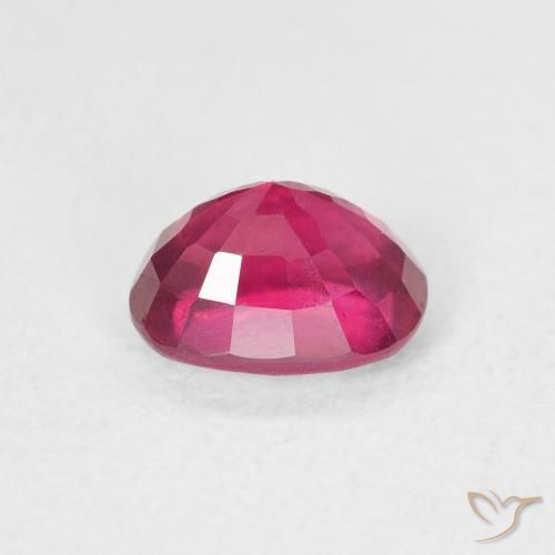 Rubino Rosso chiaro naturale da 1.29 ct, Ovale, VS