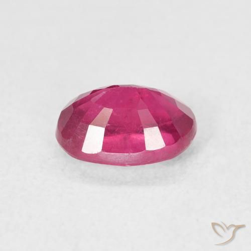Rubino Rosso chiaro naturale da 1.29 ct, Ovale, VS