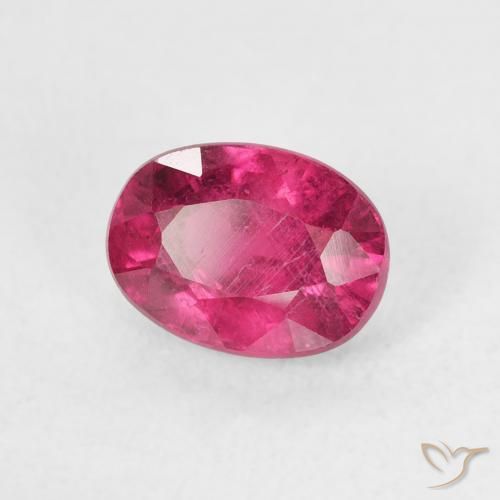 Rubino Rosa scuro naturale da 1.59 ct, Ovale, VS