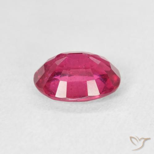 Rubino Rosso chiaro naturale da 1.59 ct, Ovale, VS
