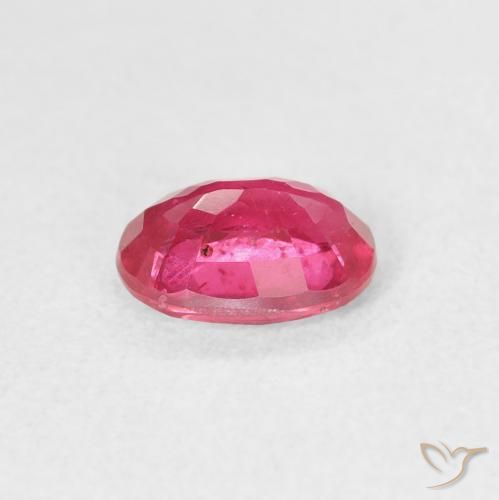 Rubino Rosso tendente al rosa naturale da 1.17 ct, Ovale, VS