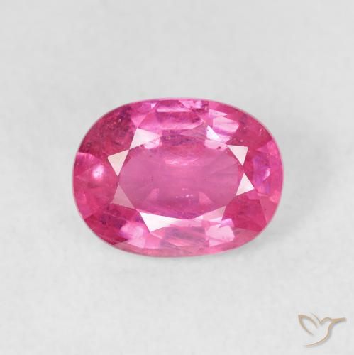 1.91ct Naturale Rosa hot Rubino, Ovale, VS