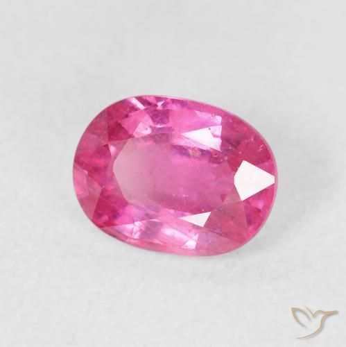 Rubino Rosa hot naturale da 1.91 ct, Ovale, VS