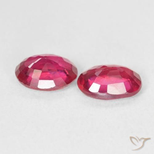 Gemme di Rubino Cremisi Profondo naturale da 2.05 ct, Ovale, VS