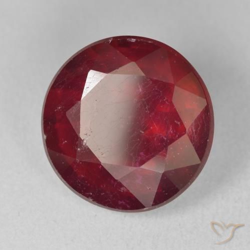 Rubino Vino rosso naturale da 12.44 ct, Rotondo, VS-SI