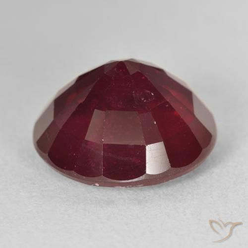 Rubino Vino rosso naturale da 12.44 ct, Rotondo, VS-SI