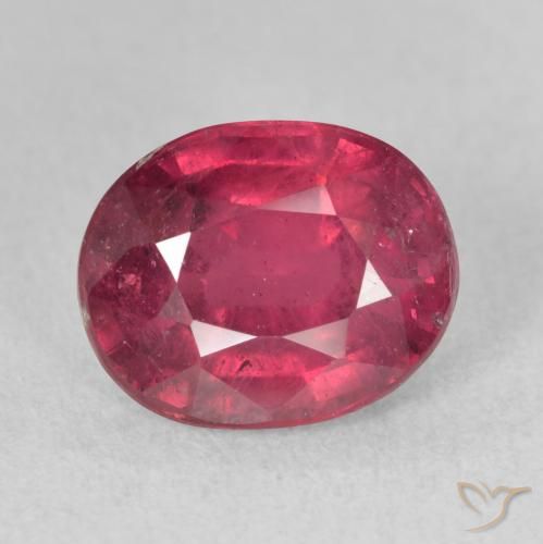 Rubino Rosso scuro naturale da 3.58 ct, Ovale, VS-SI