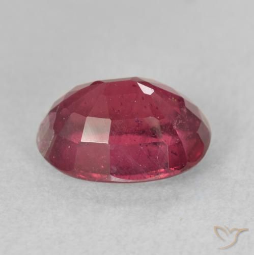 Rubino Rosso scuro naturale da 3.58 ct, Ovale, VS-SI