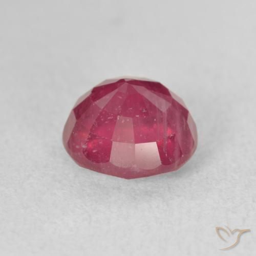 Rubino Rosso tendente al rosa naturale da 2.62 ct, Rotondo, VS-SI