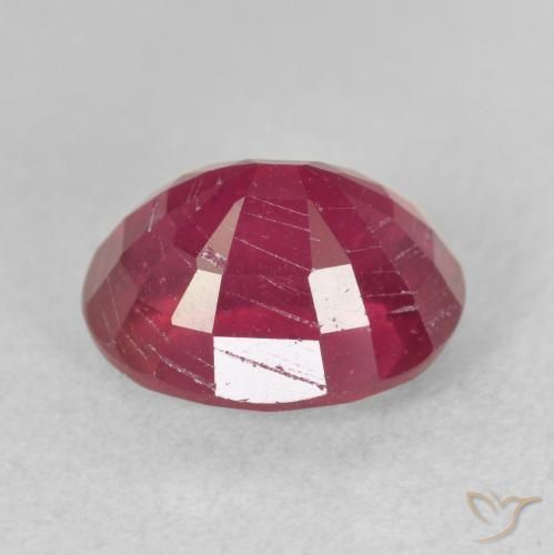 Rubino Rosso tendente al rosa naturale da 4.15 ct, Ovale, VS-SI