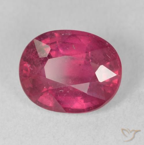 Rubino Rosso medio naturale da 3.51 ct, Ovale, VS-SI