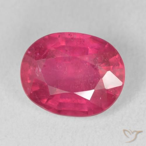 Rubino Rosso tendente al rosa naturale da 3.40 ct, Ovale, VS-SI