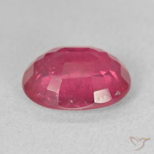 Rubino Rosso tendente al rosa naturale da 3.40 ct, Ovale, VS-SI