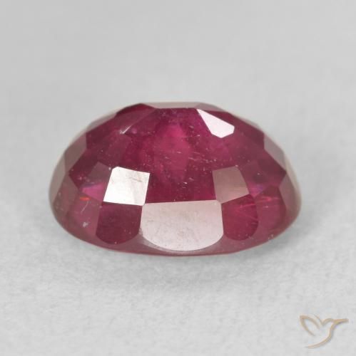 Rubino Rosso tendente al rosa naturale da 4.20 ct, Ovale, VS-SI