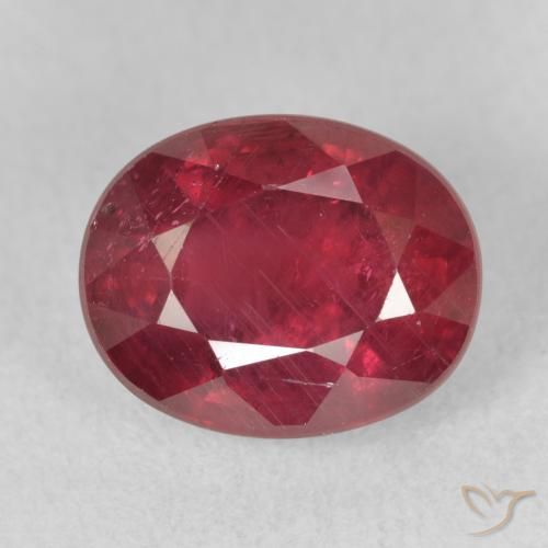 4.75ct Naturale Cremisi Profondo Rubino, Ovale, VS-SI