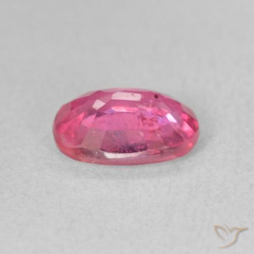 Rubino Medium Dark-Pink naturale da 1.63 ct, Ovale, VS-SI