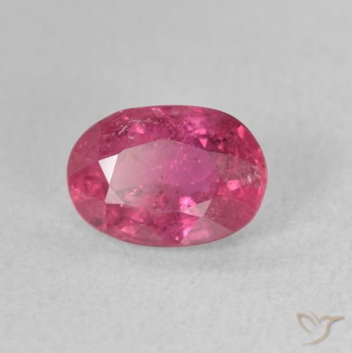 Rubino Rosa hot naturale da 1.72 ct, Ovale, VS-SI