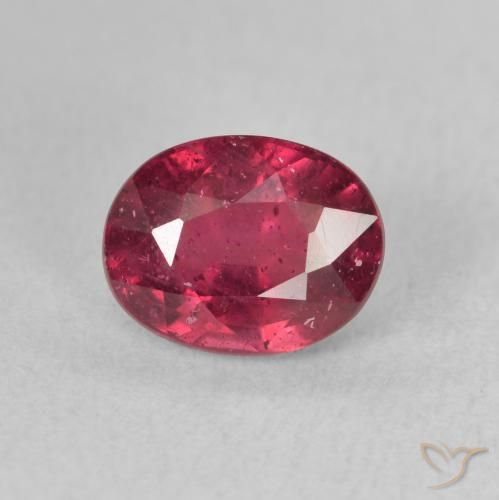 2.10ct Naturale Sangue rosso Rubino, Ovale, VS-SI