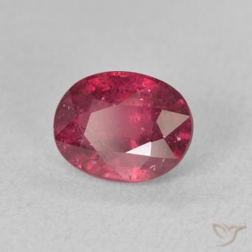 Rubino Sangue rosso naturale da 2.10 ct, Ovale, VS-SI