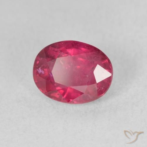 Rubino Rosso tendente al rosa naturale da 1.82 ct, Ovale, VS-SI