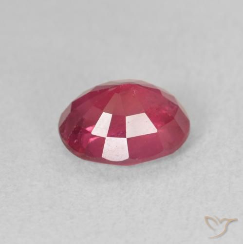 Rubino Rosso tendente al rosa naturale da 1.82 ct, Ovale, VS-SI