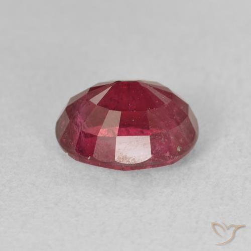 Rubino Rosa rossastro intenso naturale da 2.13 ct, Ovale, VS-SI