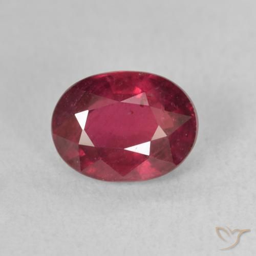 1.96ct Naturale Rosso scuro Rubino, Ovale, VS-SI
