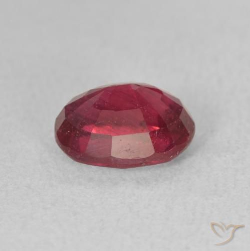 Rubino Rosso scuro naturale da 1.96 ct, Ovale, VS-SI