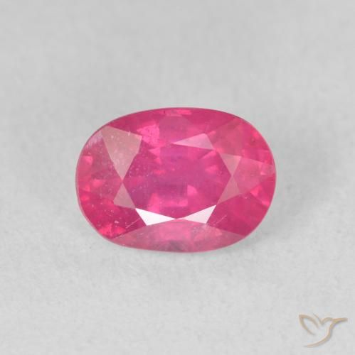 1.83ct Naturale Magenta intenso Rubino, Ovale, VS-SI