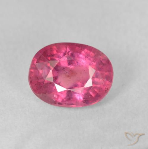 2.09ct Naturale Rosa scuro Rubino, Ovale, VS-SI