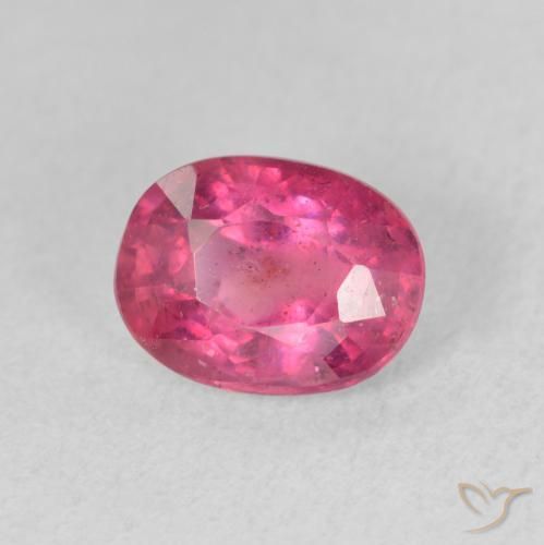 Rubino Rosa scuro naturale da 2.09 ct, Ovale, VS-SI
