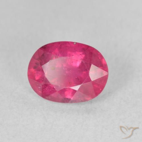 Rubino Rosso tendente al rosa naturale da 1.94 ct, Ovale, VS-SI