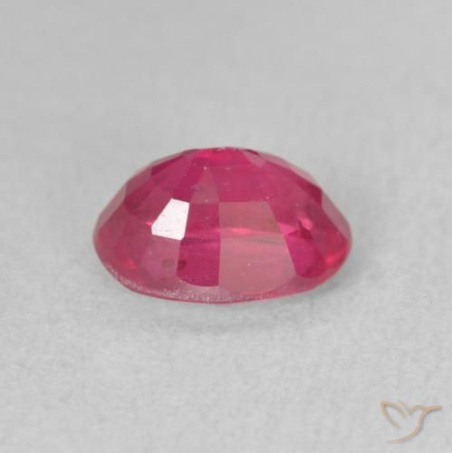 Rubino Rosso tendente al rosa naturale da 1.94 ct, Ovale, VS-SI